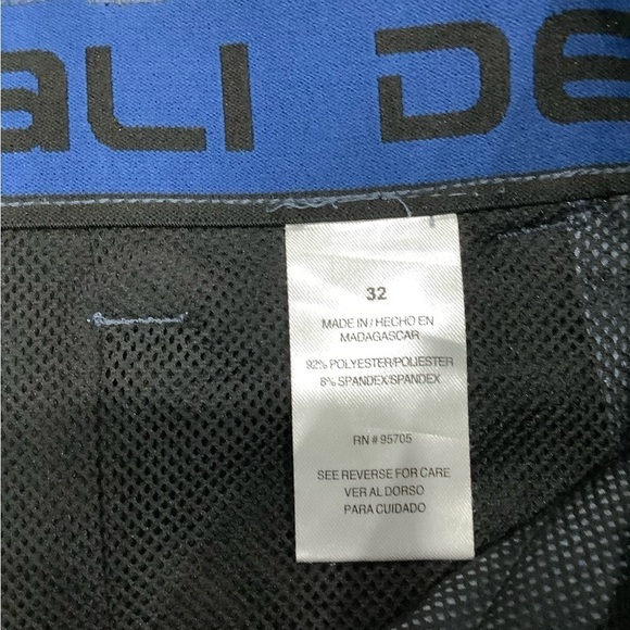 Men's Denali 32 Medium Golf Shorts Khakis Chino Blue Lightweight Stretch NWOT - Picture 7 of 8